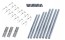 Kit de fixation Toiture Tôle Ondulée 12 panneaux