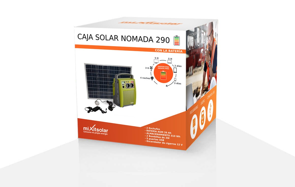 Box solaire nomade 290