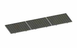 Panneaux solaire, fixation façade brise soleil