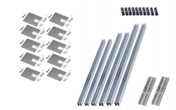 Kit de fixation pour 4 panneaux