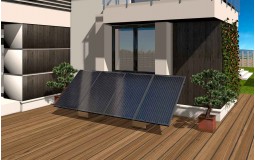 Fixation au sol du kit solaire 4 panneaux - GSE GroundSystem